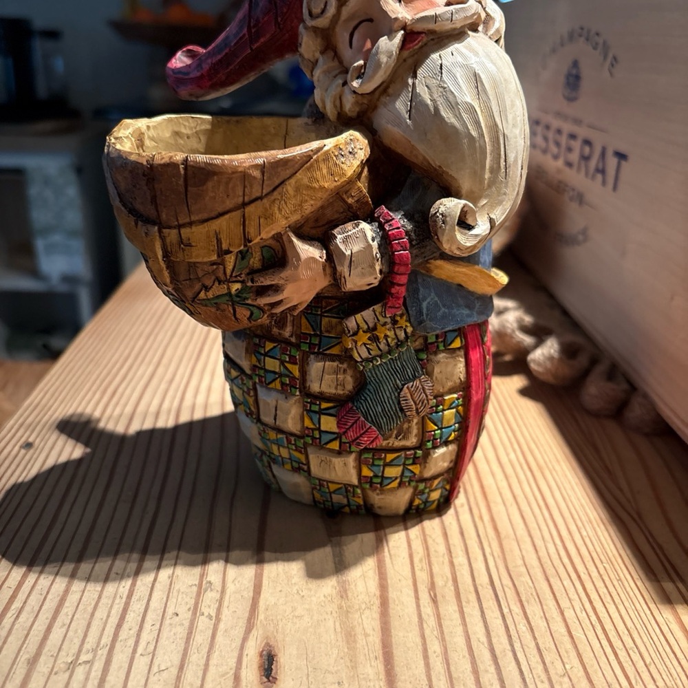 Colorful Santa Claus Figurine